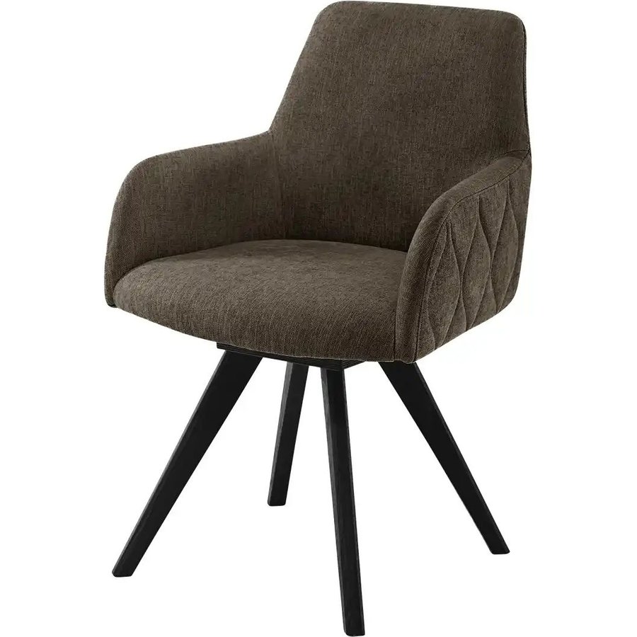 Woodford Esszimmerstuhl Damask, braun
