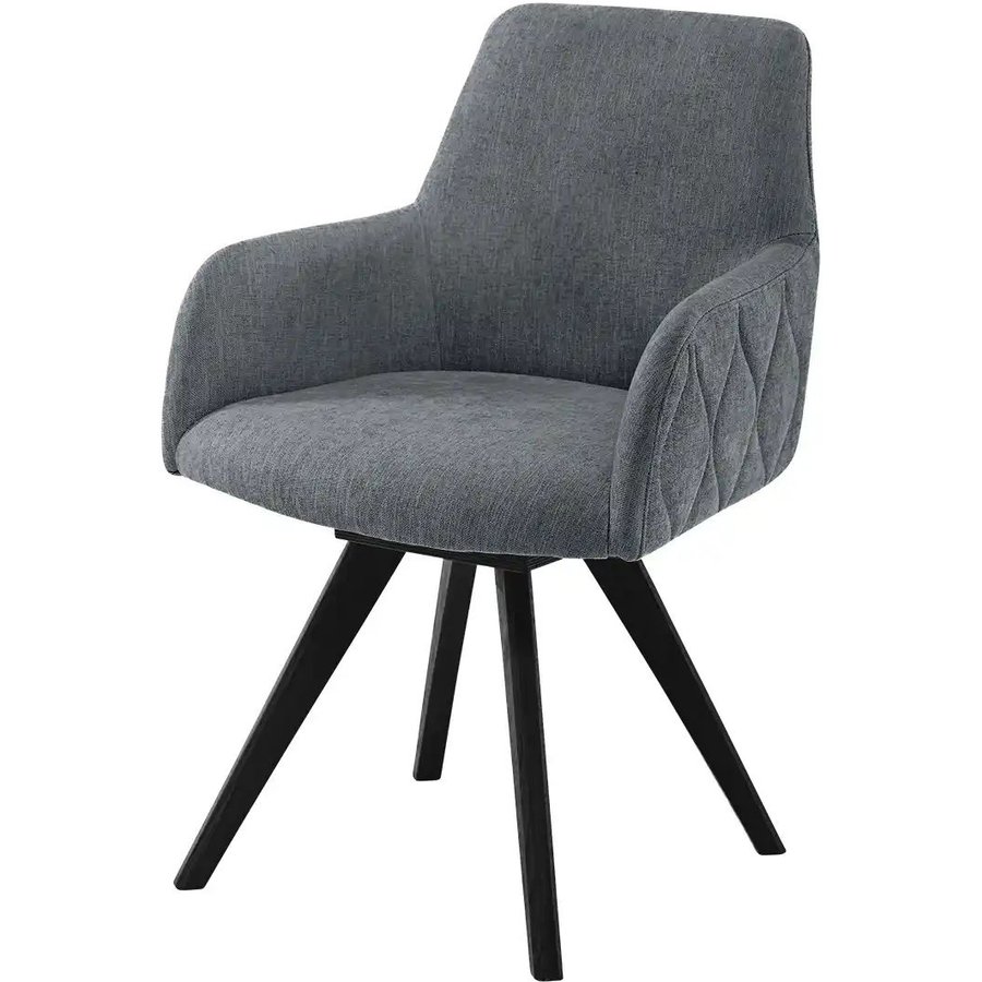 Woodford Esszimmerstuhl Damask, grau