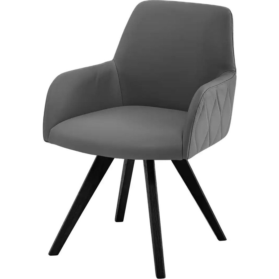Woodford Esszimmerstuhl Damask, grau