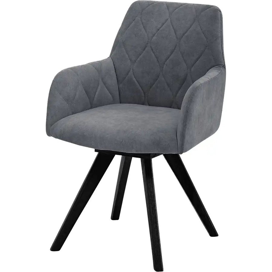 Woodford Esszimmerstuhl Damask, grau