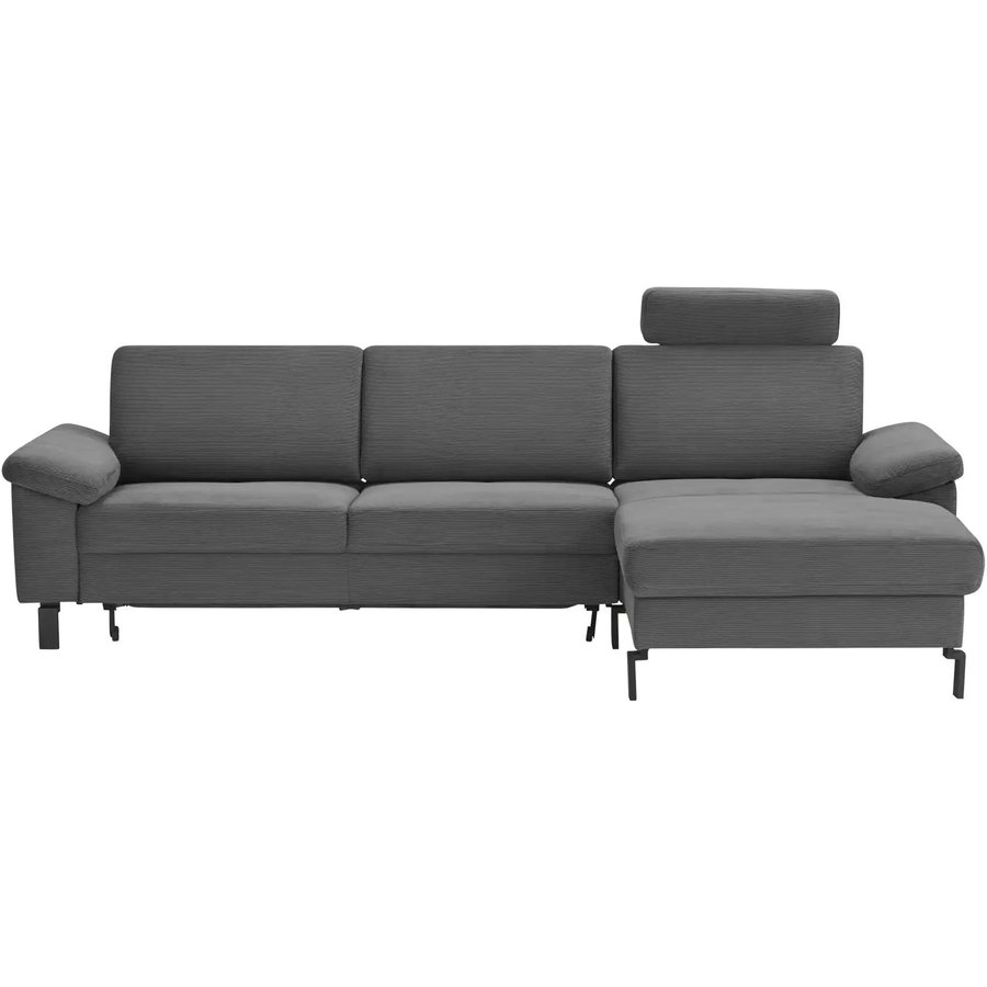 Max Schelling Ecksofa Feincord Maximum Move, grau