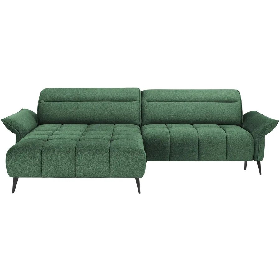 switch Ecksofa mit Kopfteilverstellung Cavani, grün