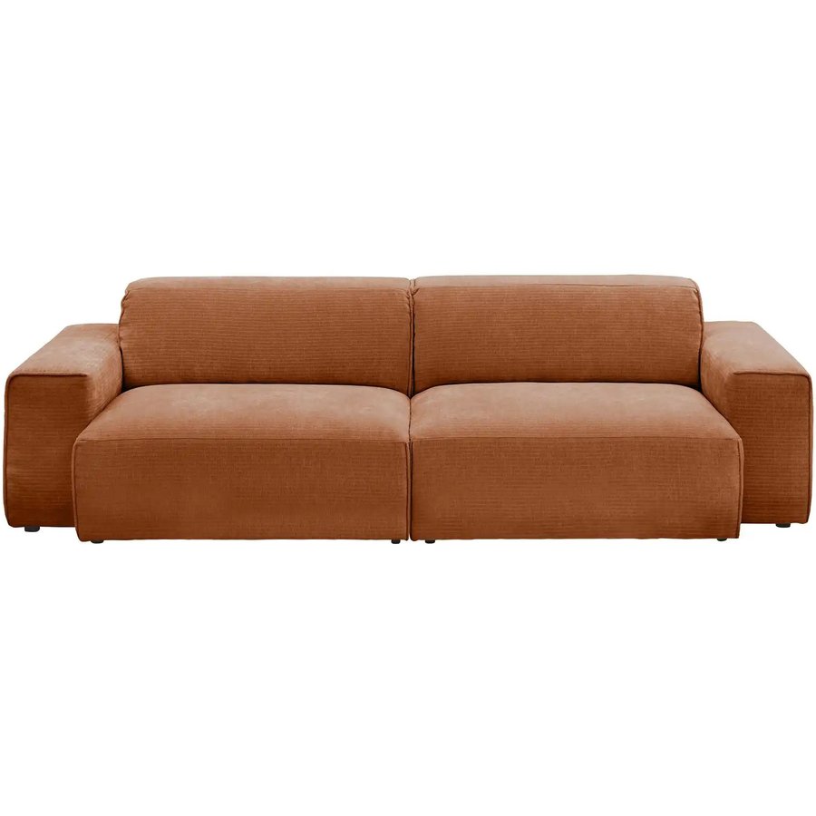 Gray & Jones Einzelsofa im Trendstoff Baltic Breeze, braun