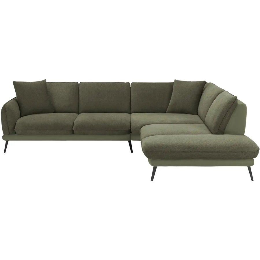medium Ecksofa Romance, grün