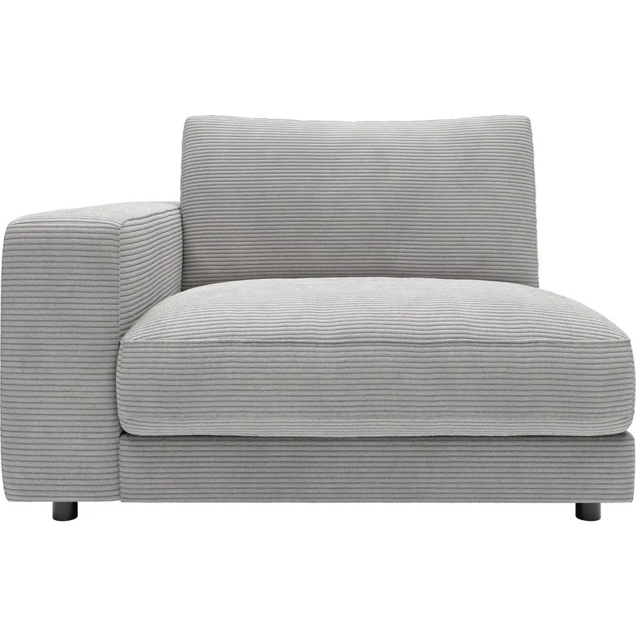Jette Home Element Einsitzer Armlehne links in Cord Sila, grau