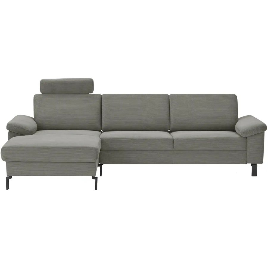 Max Schelling Ecksofa Feincord Maximum Move, grau