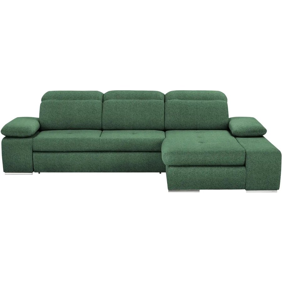 switch Ecksofa aus Mikrofaser Avilla, grün