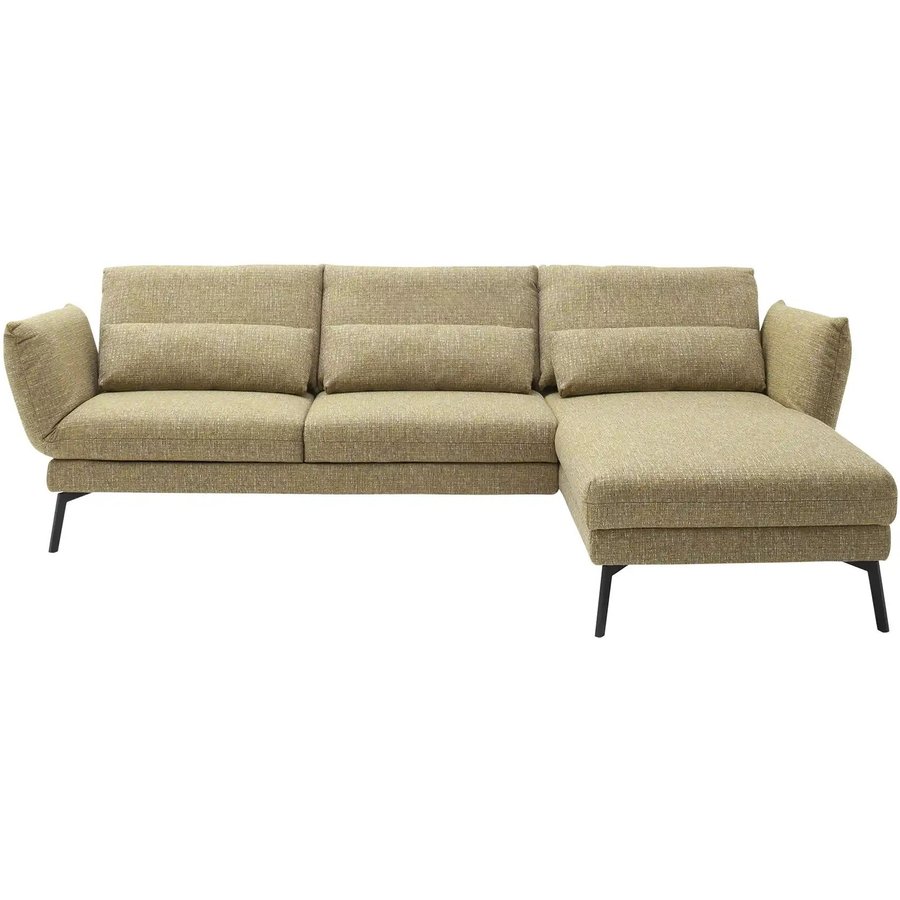 SCHÖNER WOHNEN Kollektion Ecksofa Spin, gelb