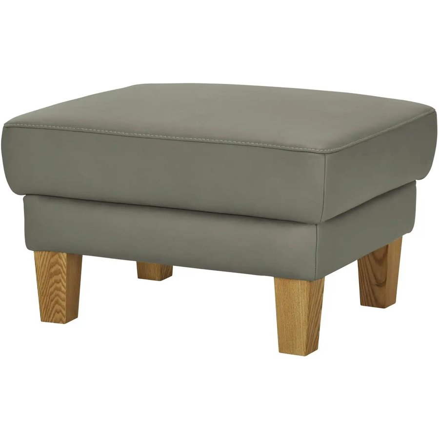 Ravensberger Werkstätten Hocker Leder RW-Select, grau