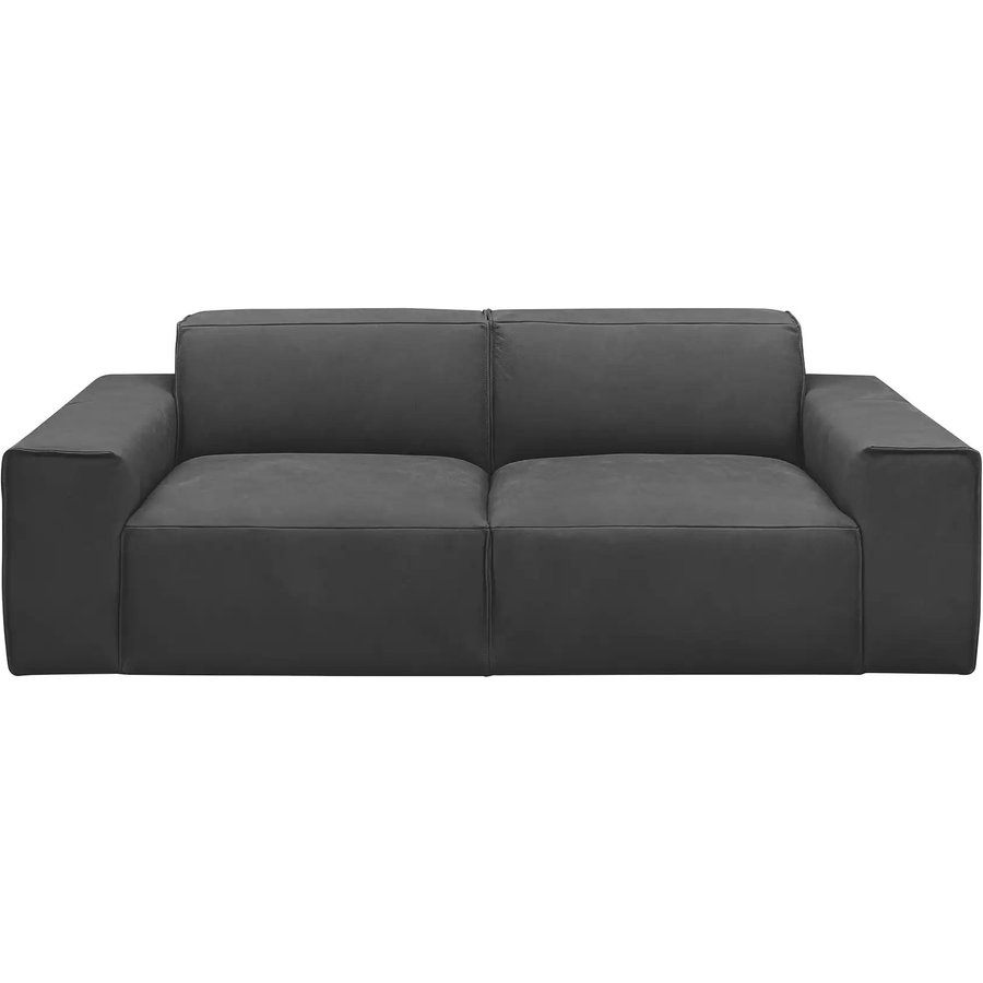 Gray & Jones Einzelsofa im Trendstoff Baltic Breeze, schwarz