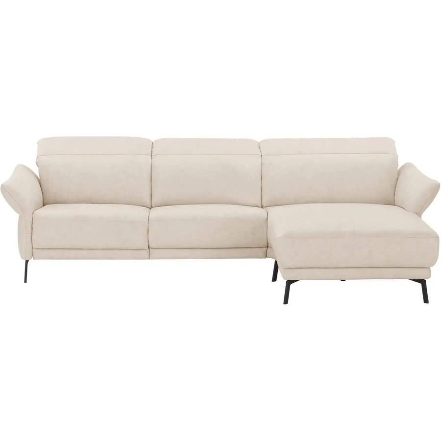 Wohnwert Ecksofa Leder Bellana, beige