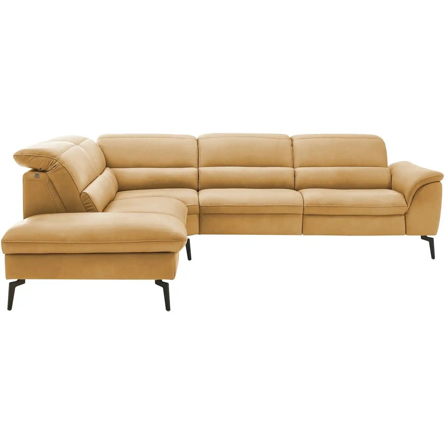 Hukla Ecksofa Luisa, gelb