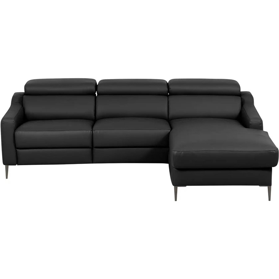 uno Ecksofa Malmo, schwarz