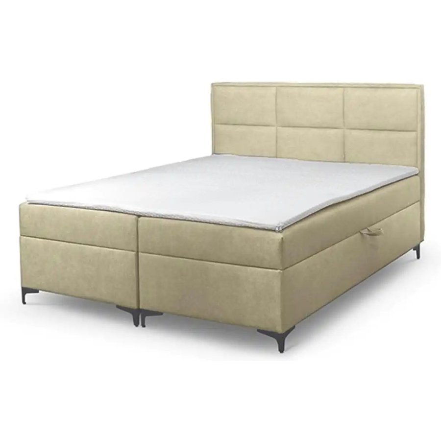 Boxbett mit Bettkasten Vaduz, beige
