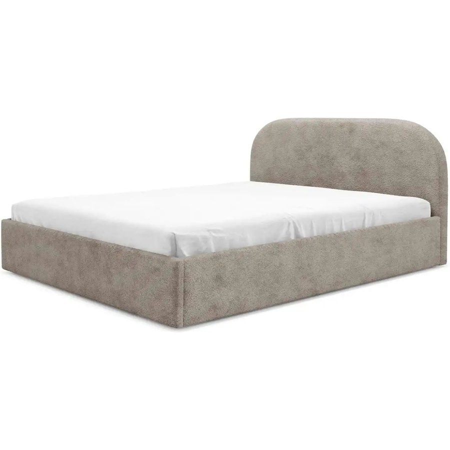 Polsterbett mit Bettkasten Luna, beige