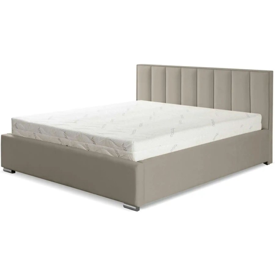 Polsterbett mit Bettkasten Hugo, beige