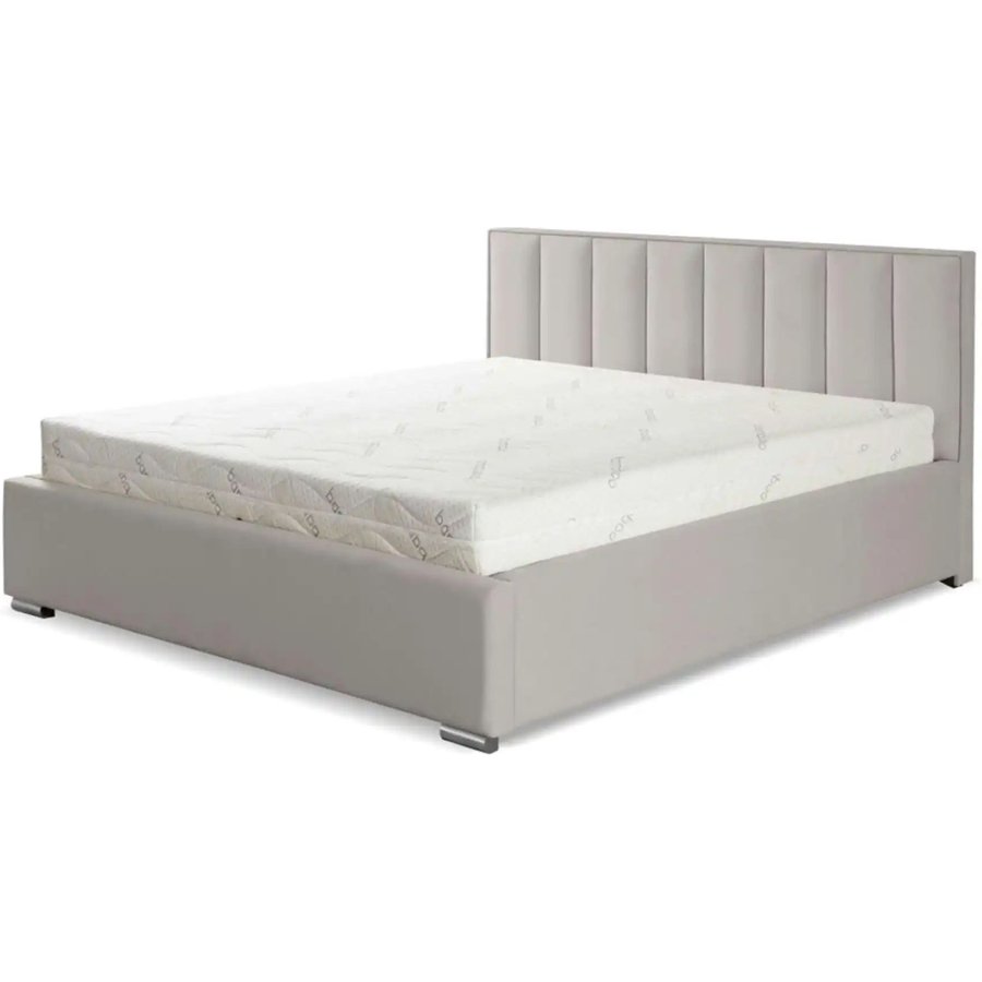 Polsterbett mit Bettkasten Hugo, beige