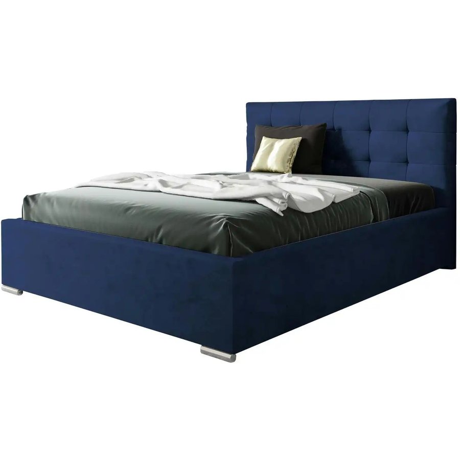 Polsterbett mit Bettkasten Play, blau