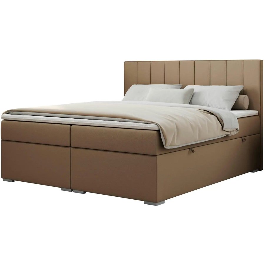 Boxbett mit Bettkasten Ally, braun
