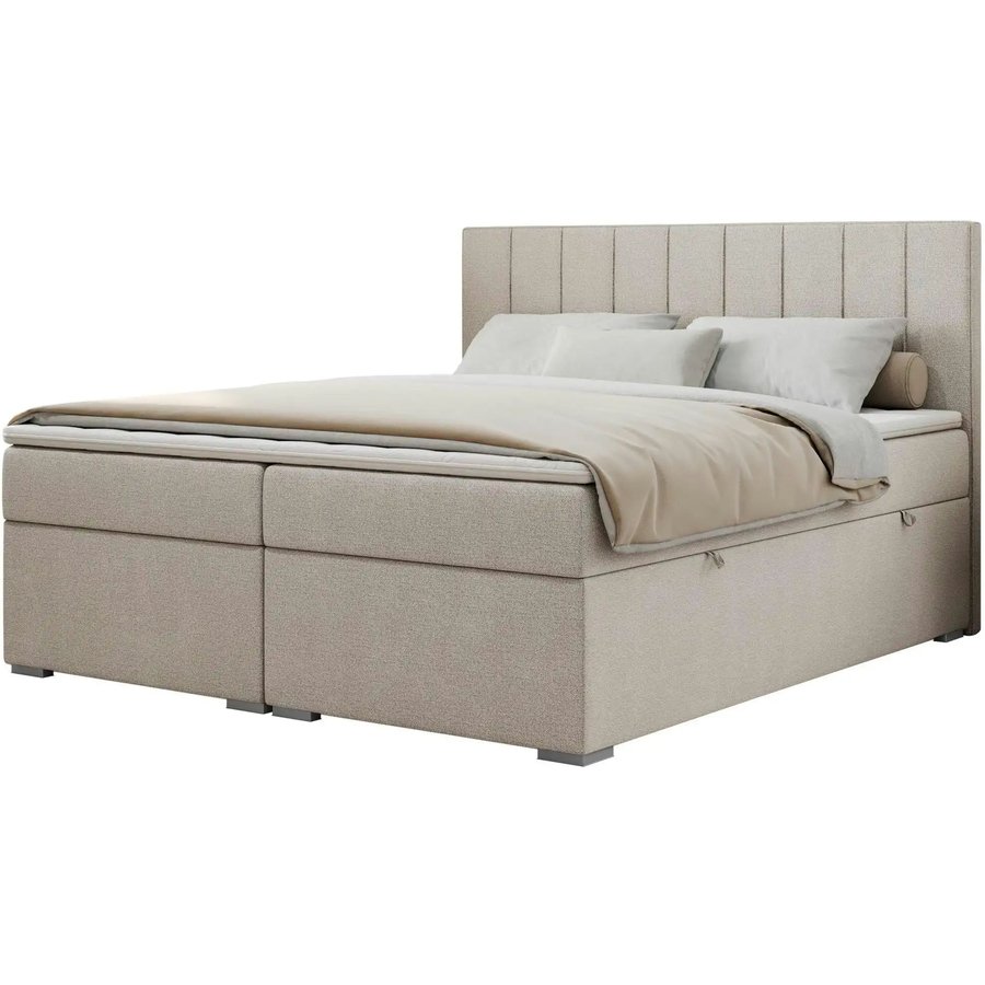 Boxbett mit Bettkasten Ally, beige