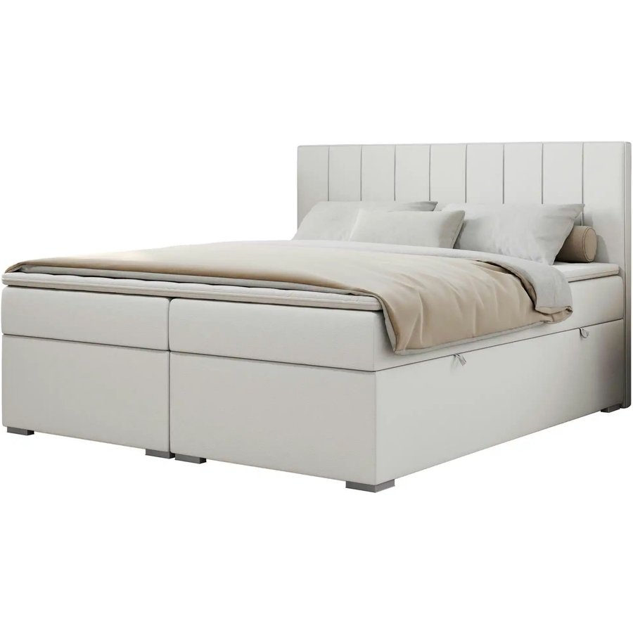 Boxbett mit Bettkasten Ally, weiß