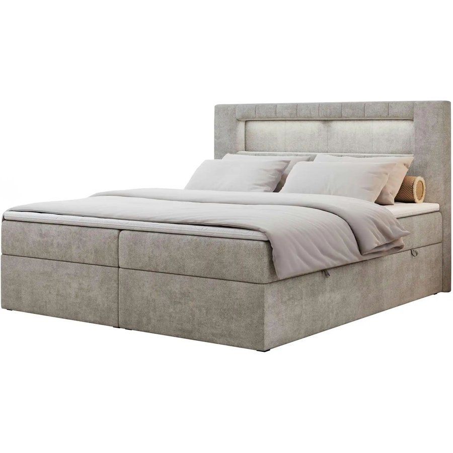 Boxbett mit Bettkasten Gold 5, beige