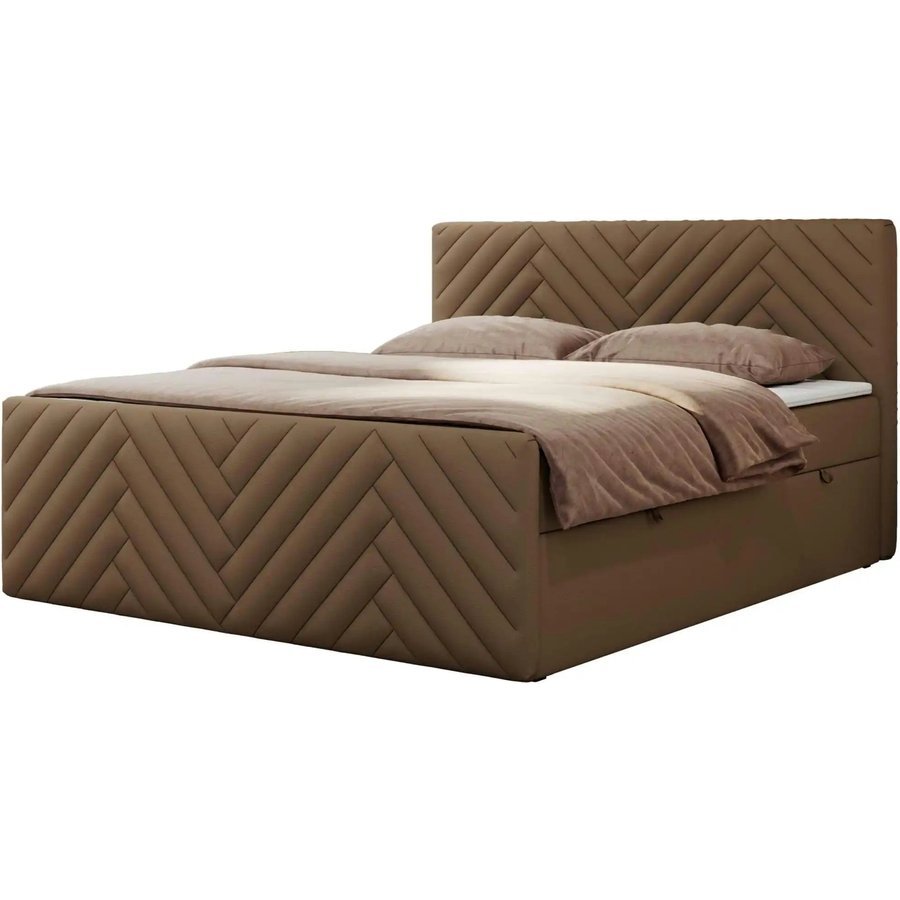 Boxbett mit Bettkasten Paris Duo, braun