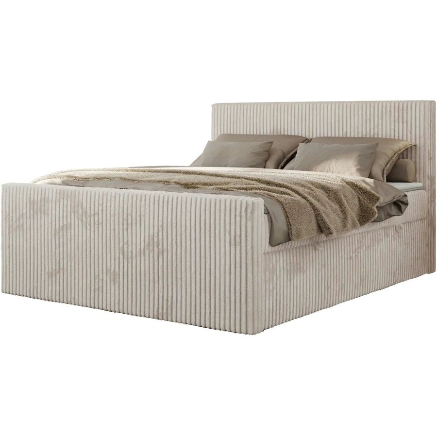 Boxbett mit Bettkasten Tiliano Duo, beige