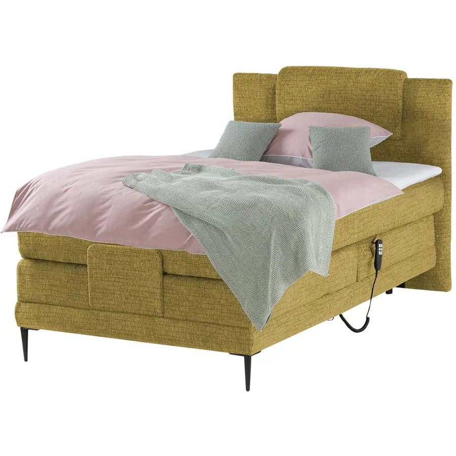switch Motor-Boxspringbett Wave, gelb