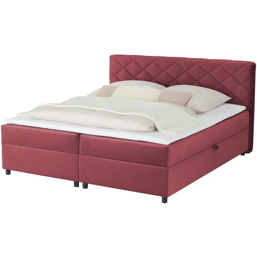 Boxbett mit Bettkasten Vegas II, rot