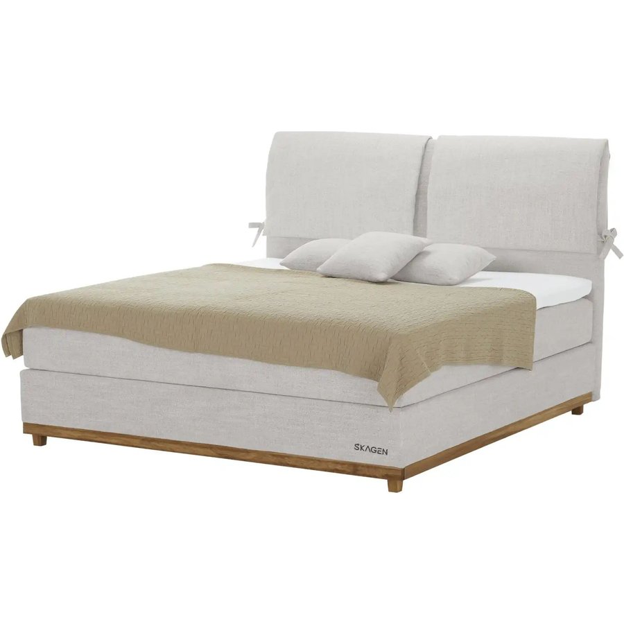SKAGEN STUDIO Boxspringbett Sild, beige