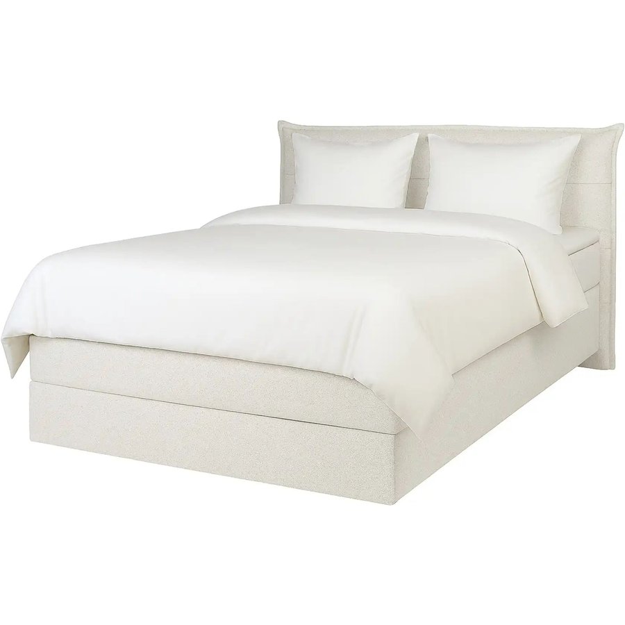 Boxspringbett 120x200 in creme Lunor
