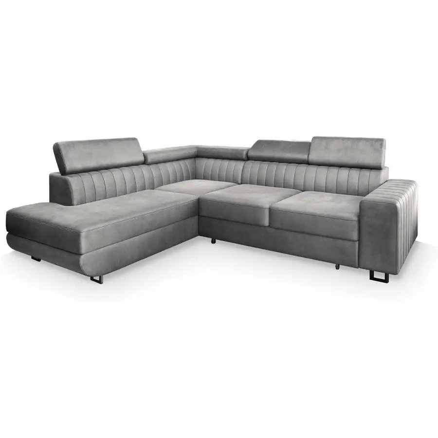 MASSENO Ecksofa Nola, grau