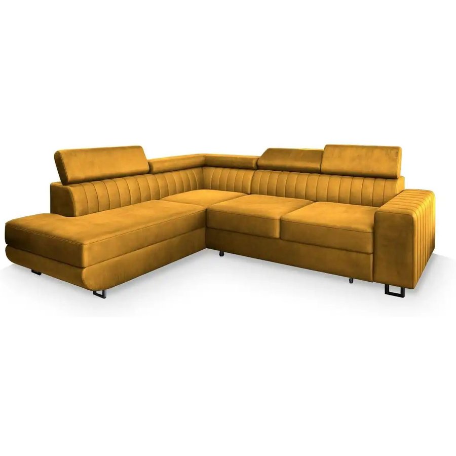 MASSENO Ecksofa Nola, gelb