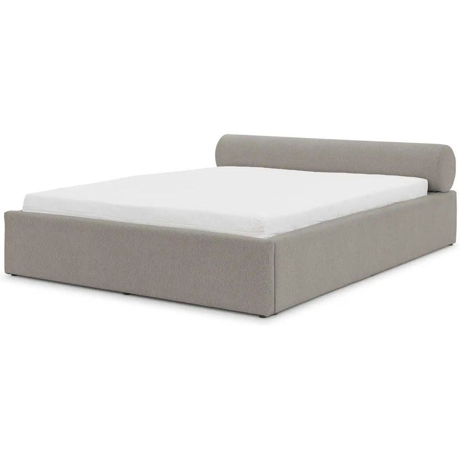 S-STYLE Polsterbett Josy, grau