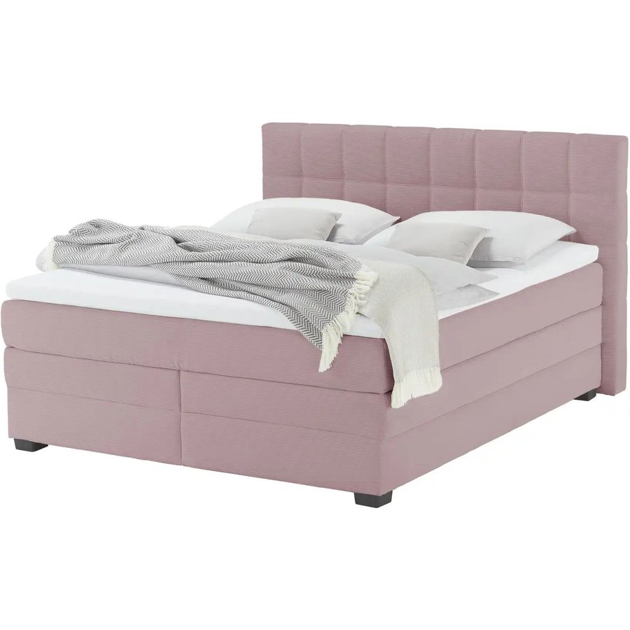 vanDoorn Boxspringbett mit Bettkasten Canto, rosa/pink