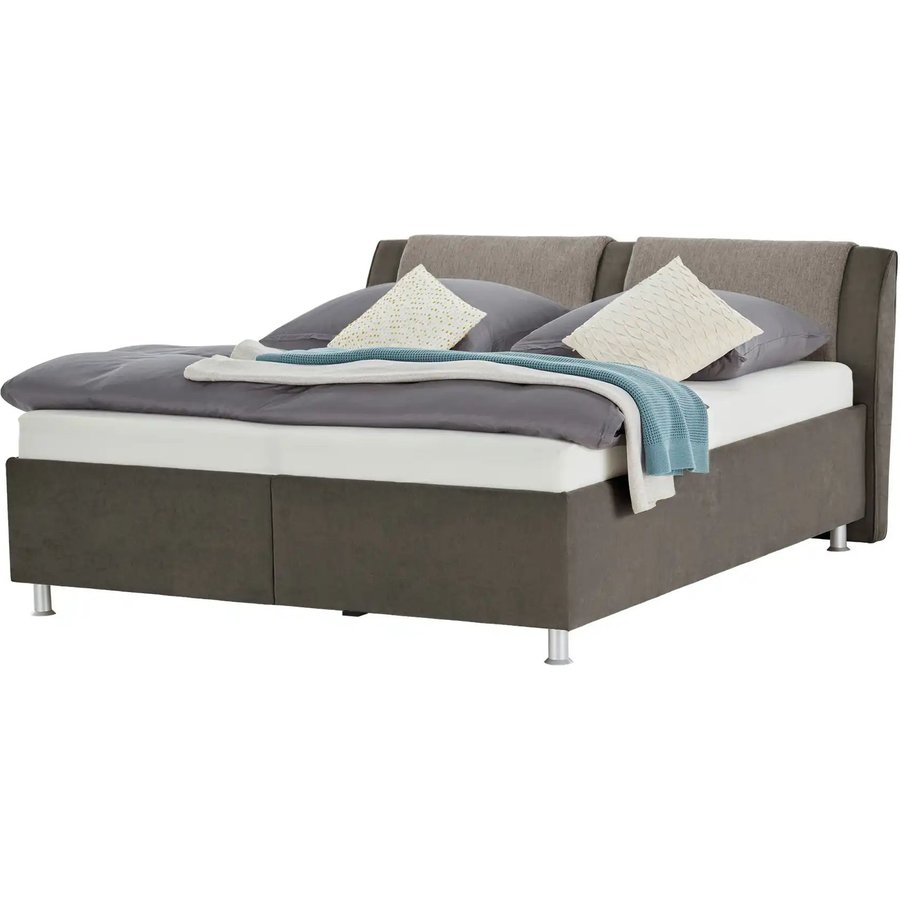 vanDoorn Polsterbett mit Bettkasten Talea, beige