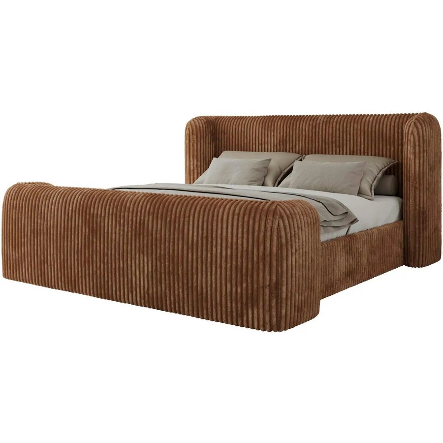 Polsterbett mit Lattenrost Emora Classic Duo, orange