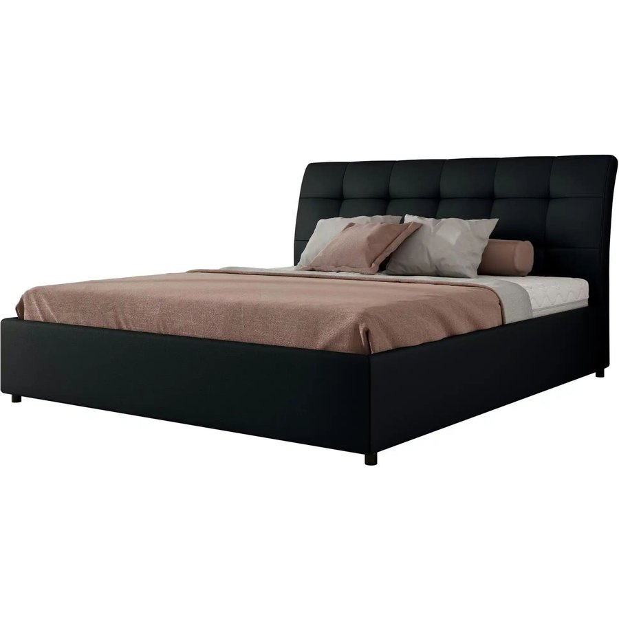 Polsterbett mit Bettkasten Gala Classic, schwarz