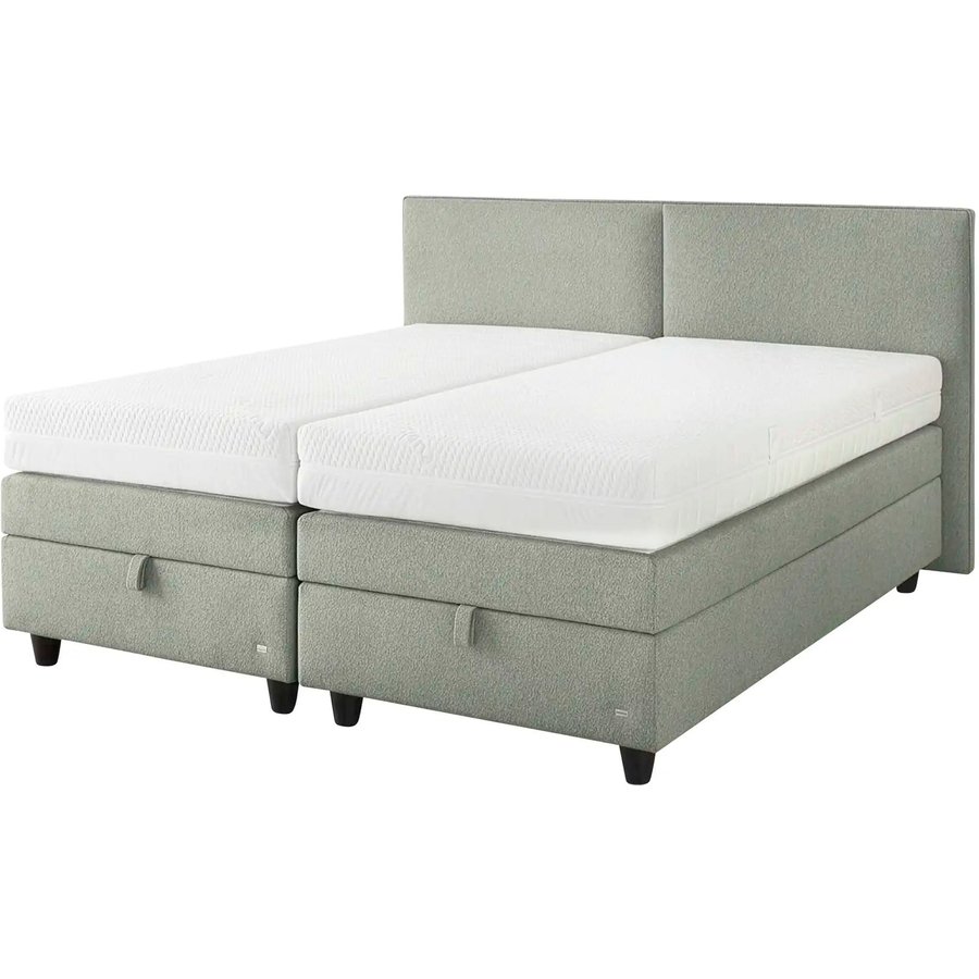 RUF Boxspringbett mit Bettkasten Camina, grau