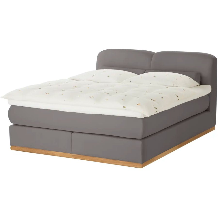 Boxspringbett Esop, grau
