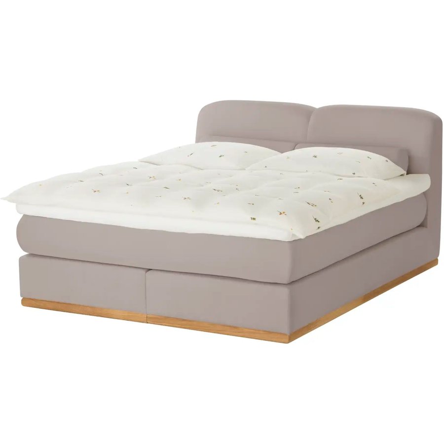Boxspringbett Esop, beige
