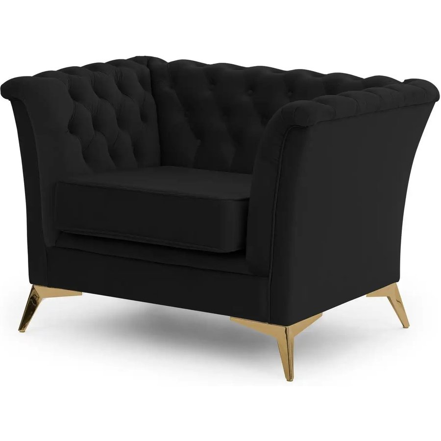 S-STYLE Sessel Wilhelm, schwarz