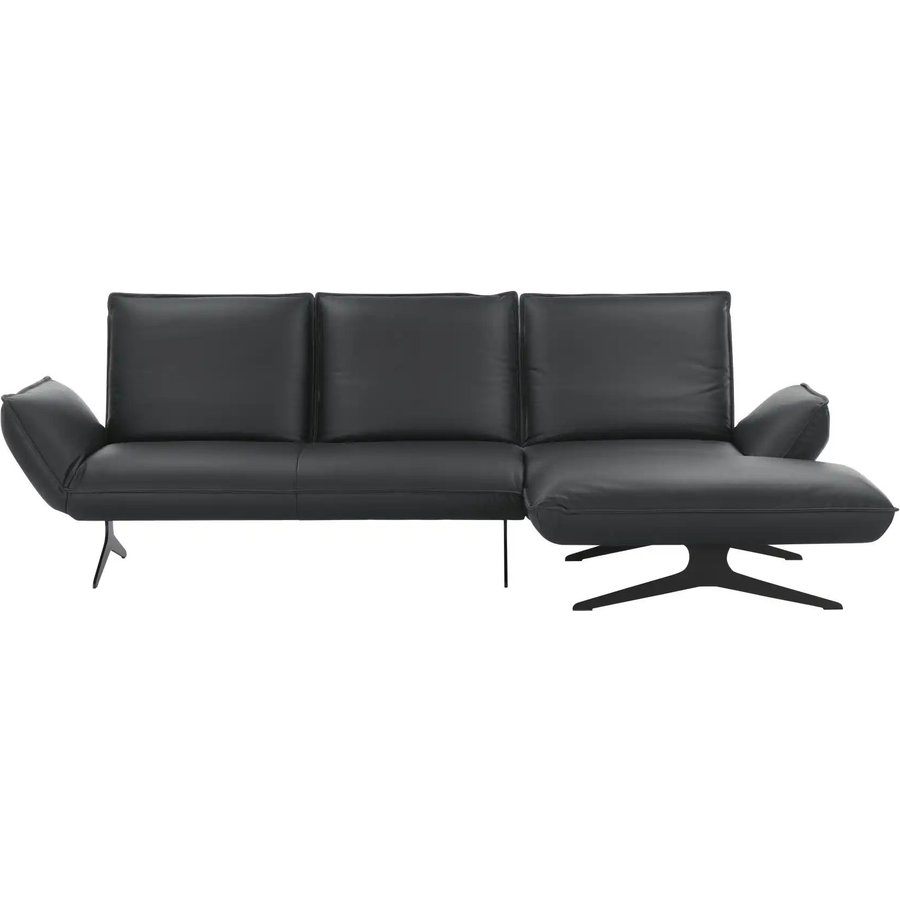 KOINOR Ecksofa Buddy, schwarz