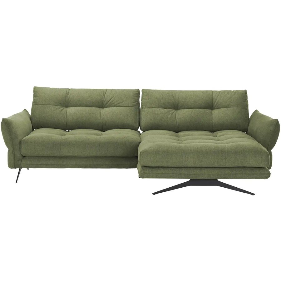 switch Ecksofa mit Sitztiefenverstellung Roda, grün