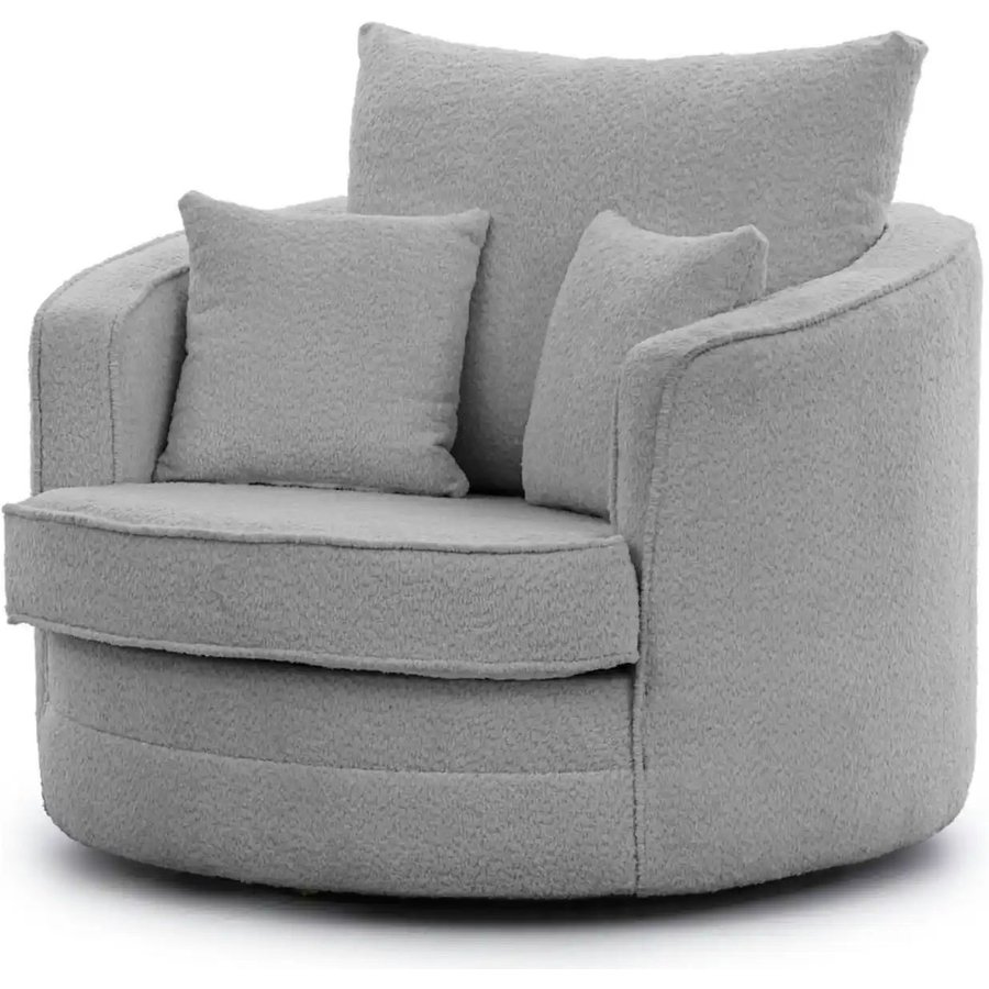S-STYLE Drehsessel Ted, grau