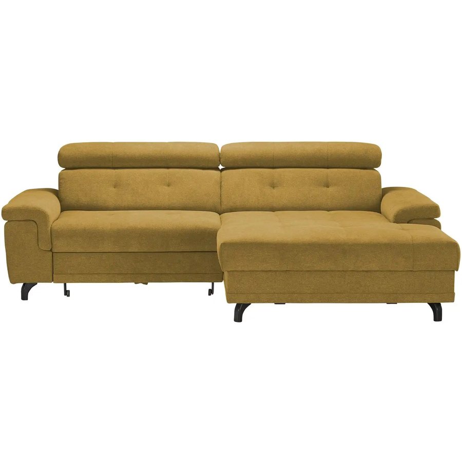 Ecksofa mit Schlaffunktion Frieda, gelb