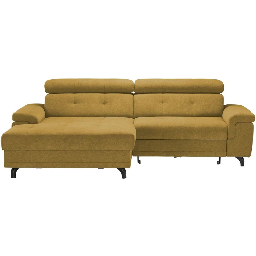 Ecksofa mit Schlaffunktion Frieda, gelb