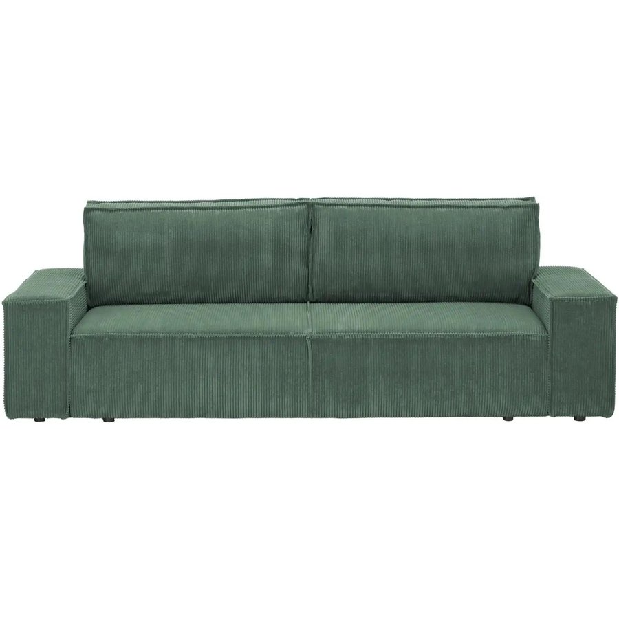uno Schlafsofa mit Bettkasten Fjord, grün