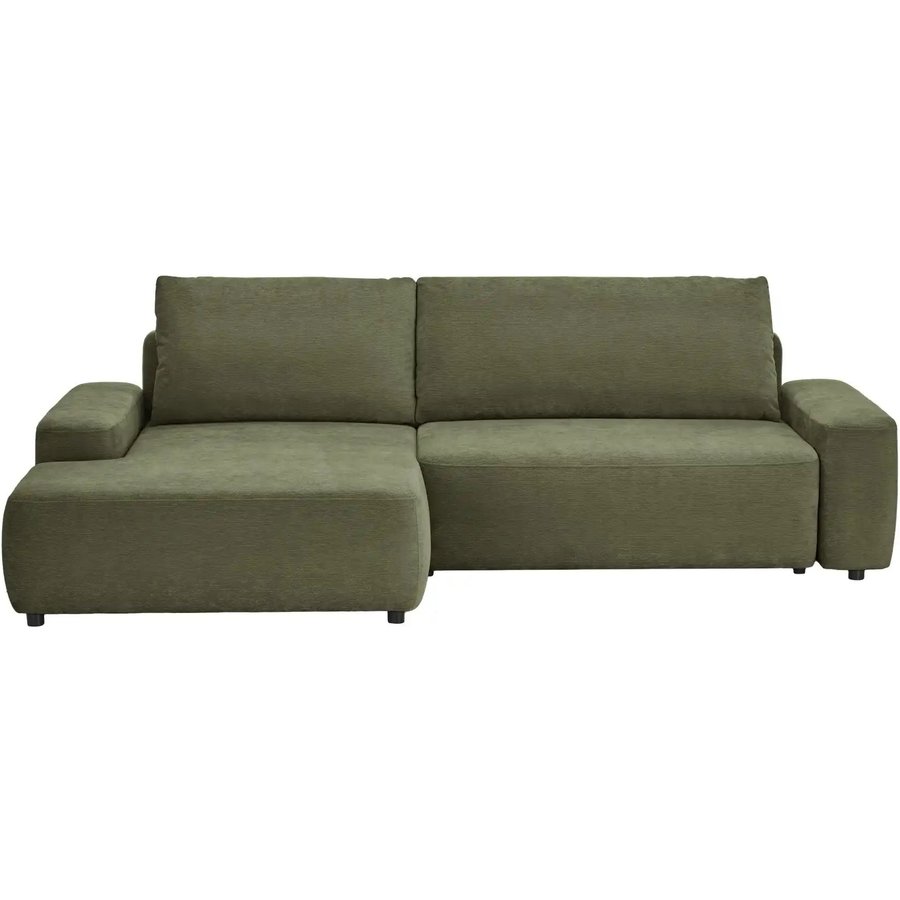 uno Ecksofa mit Schlaffunktion Bouli, grün